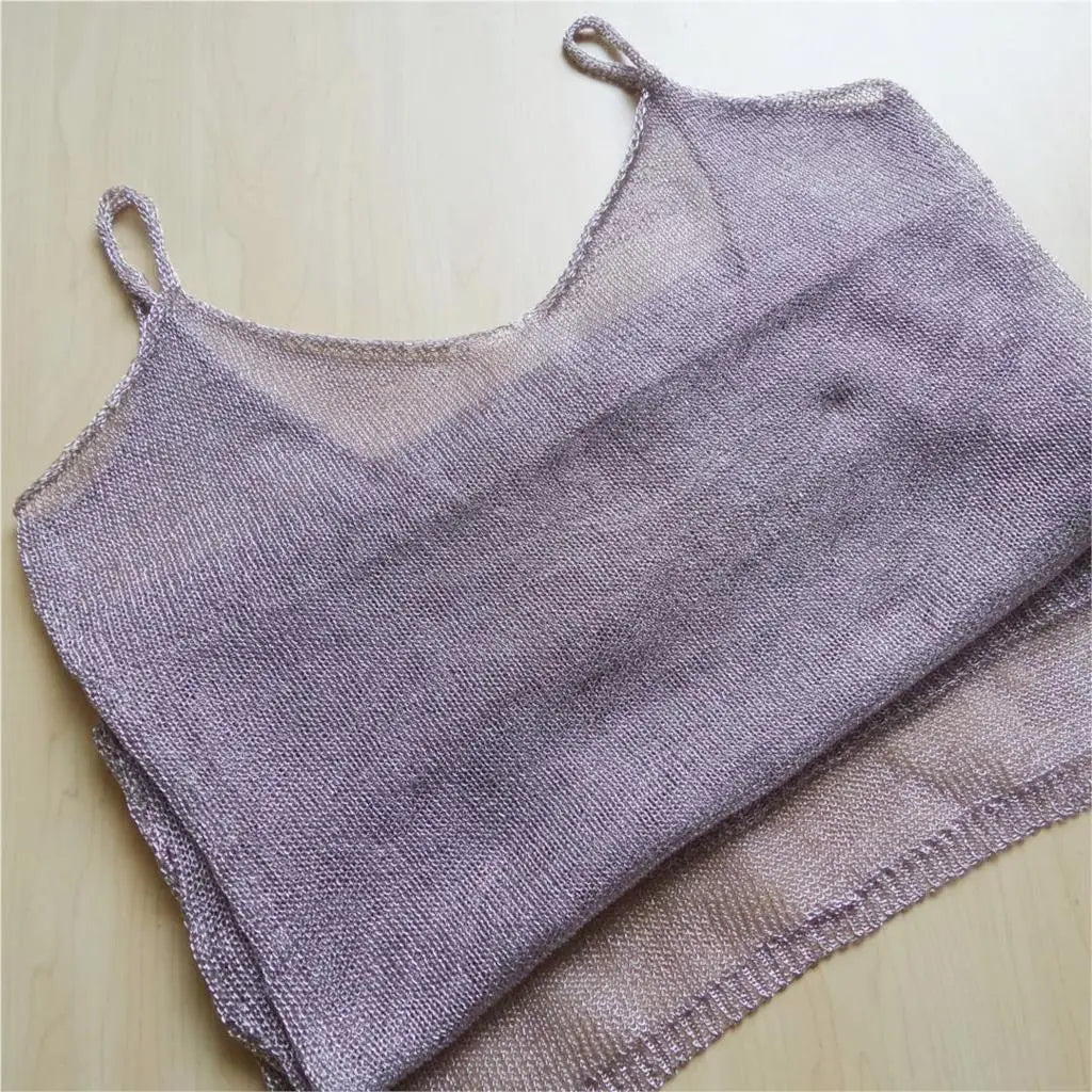 Robe de plage transparente en maille pailletée pour femme