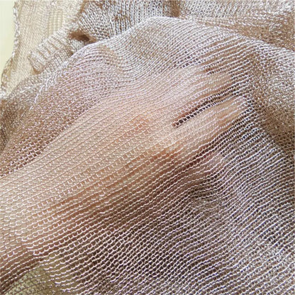 Robe de plage transparente en maille pailletée pour femme